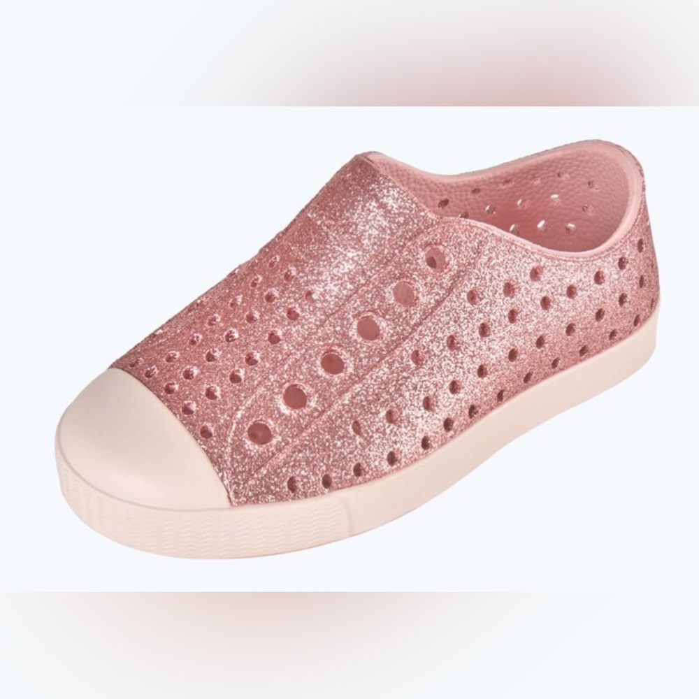 NWT Native Jefferson Toddler Bling Rose Pink/Dusty Pink